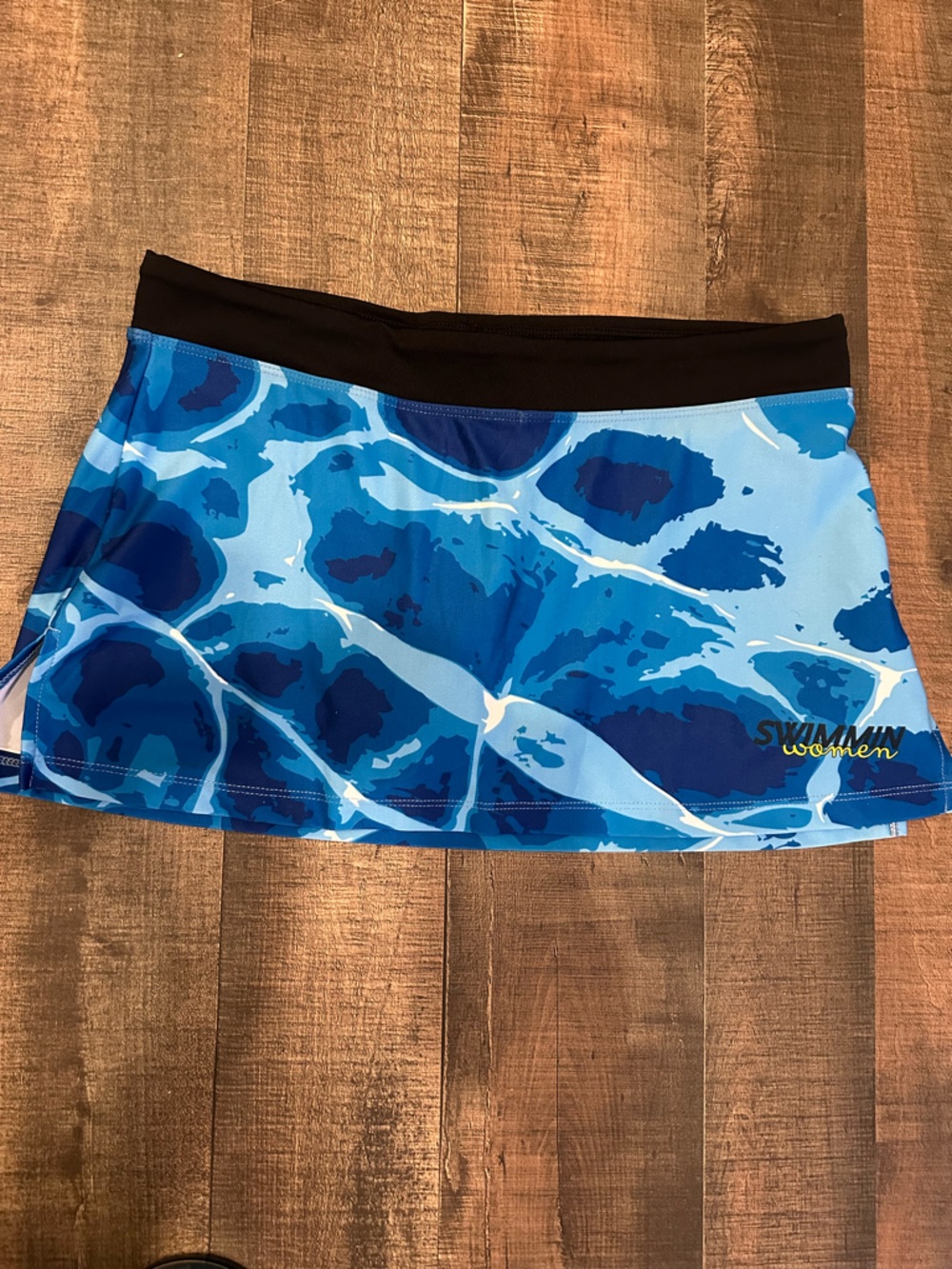 Blue Printed Swim Skort (Swimmin Women)